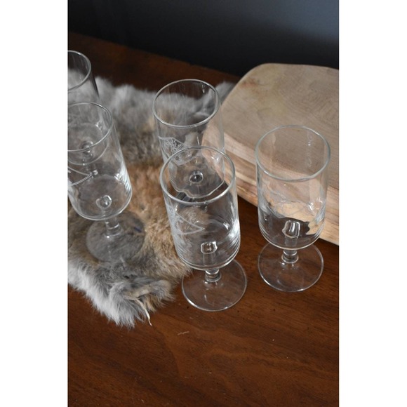 8 vintage wine glasses Robot Tech Mechanic champagne flute robotic tech gift - Picture 3 of 6
